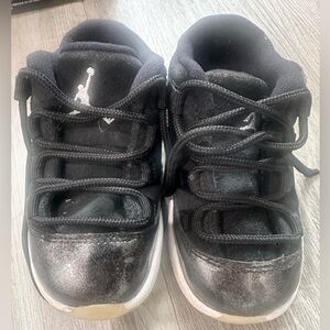 Infant Air Jordan 11 Black Sneakers